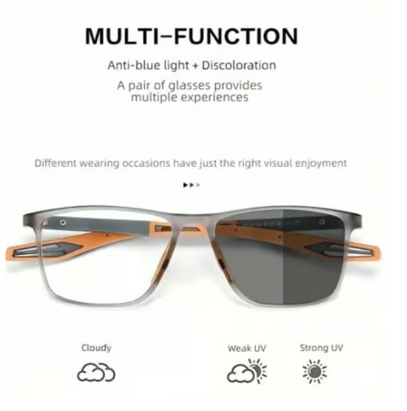Gafas bifocales fotocromáticas inteligentes-Envío Gratis