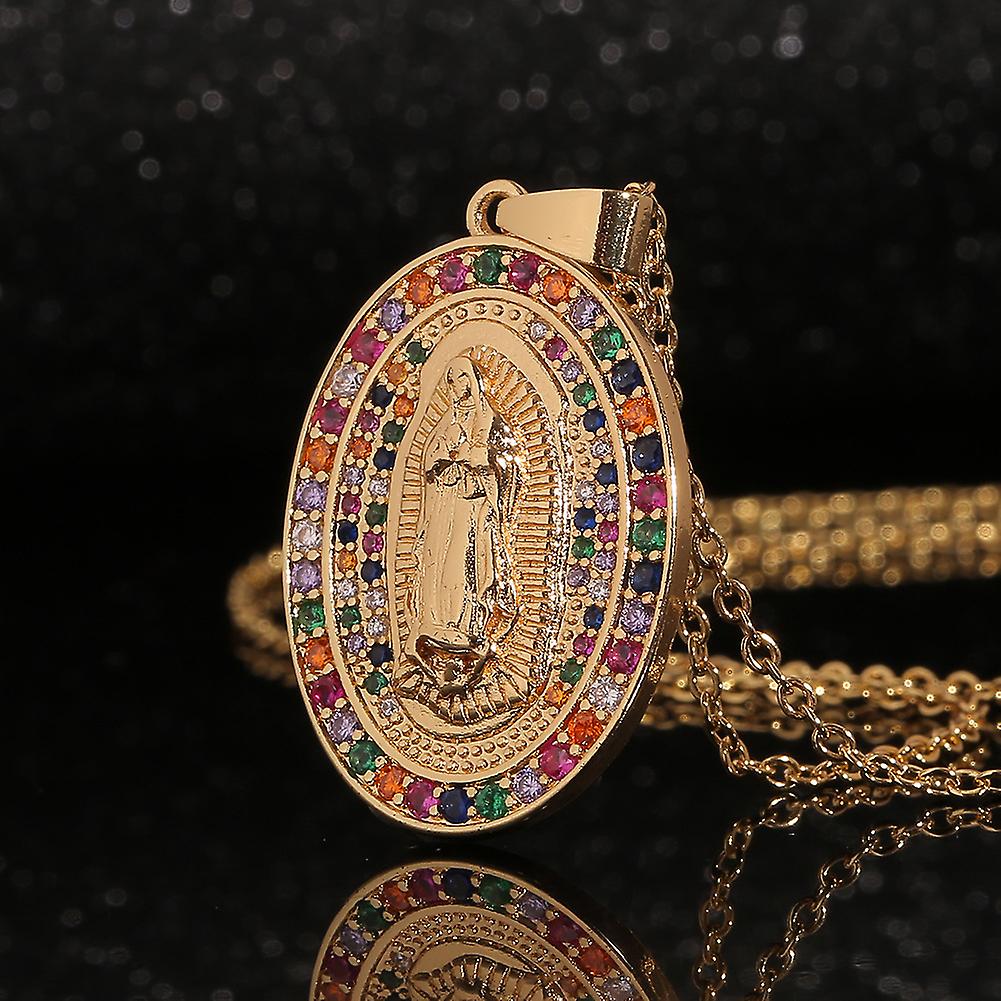 Collar Virgen María Oro 18K ✨ Cadena Devocional Exclusiva ✨