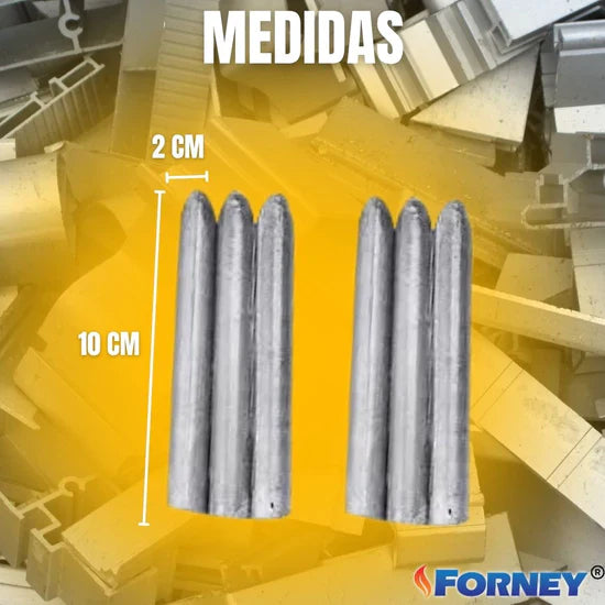 PACK X 6 VARILLAS DE SOLDADURA FORNEY®