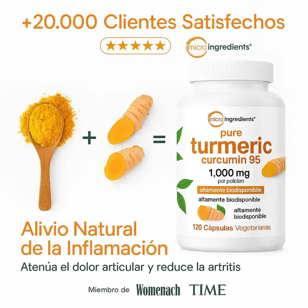 TURMERIC - El Antiinflamatorio Natural Más Potente – Cúrcuma 95%