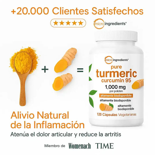 TURMERIC - El Antiinflamatorio Natural Más Potente – Cúrcuma 95%