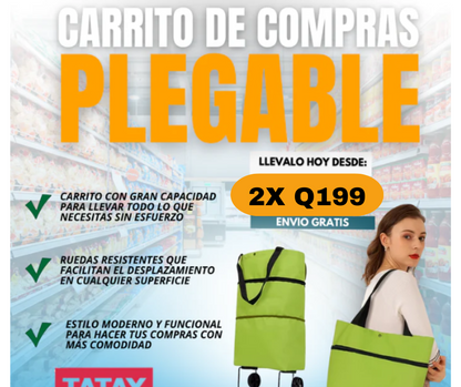 CARRITO DE COMPRAS PLEGABLE TATAY®