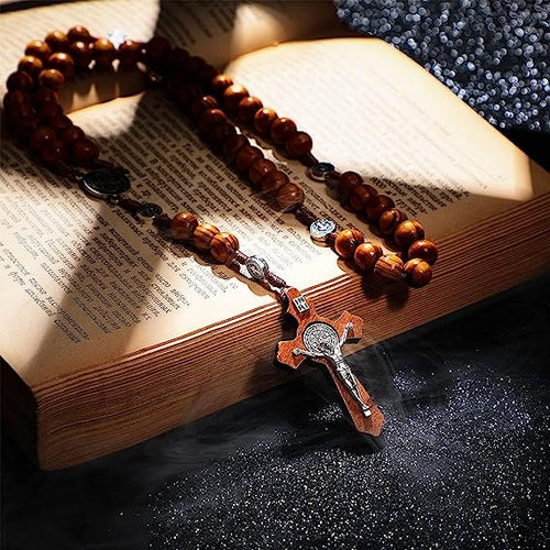 ⭐🕊️PROTECCION DIVINA-ROSARIO DE PALO SANTO🕊️🙏