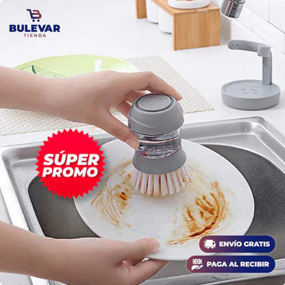 CEPILLO PARA PLATOS CON DISPENSADOR DE JABON-TOP EN VENTAS-ENVIO GRATIS