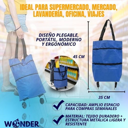 CARRITO DE COMPRAS PLEGABLE TATAY®