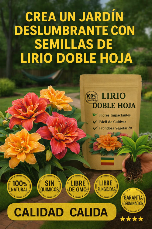 Semillas PREMIUM de LIRIO DOBLE