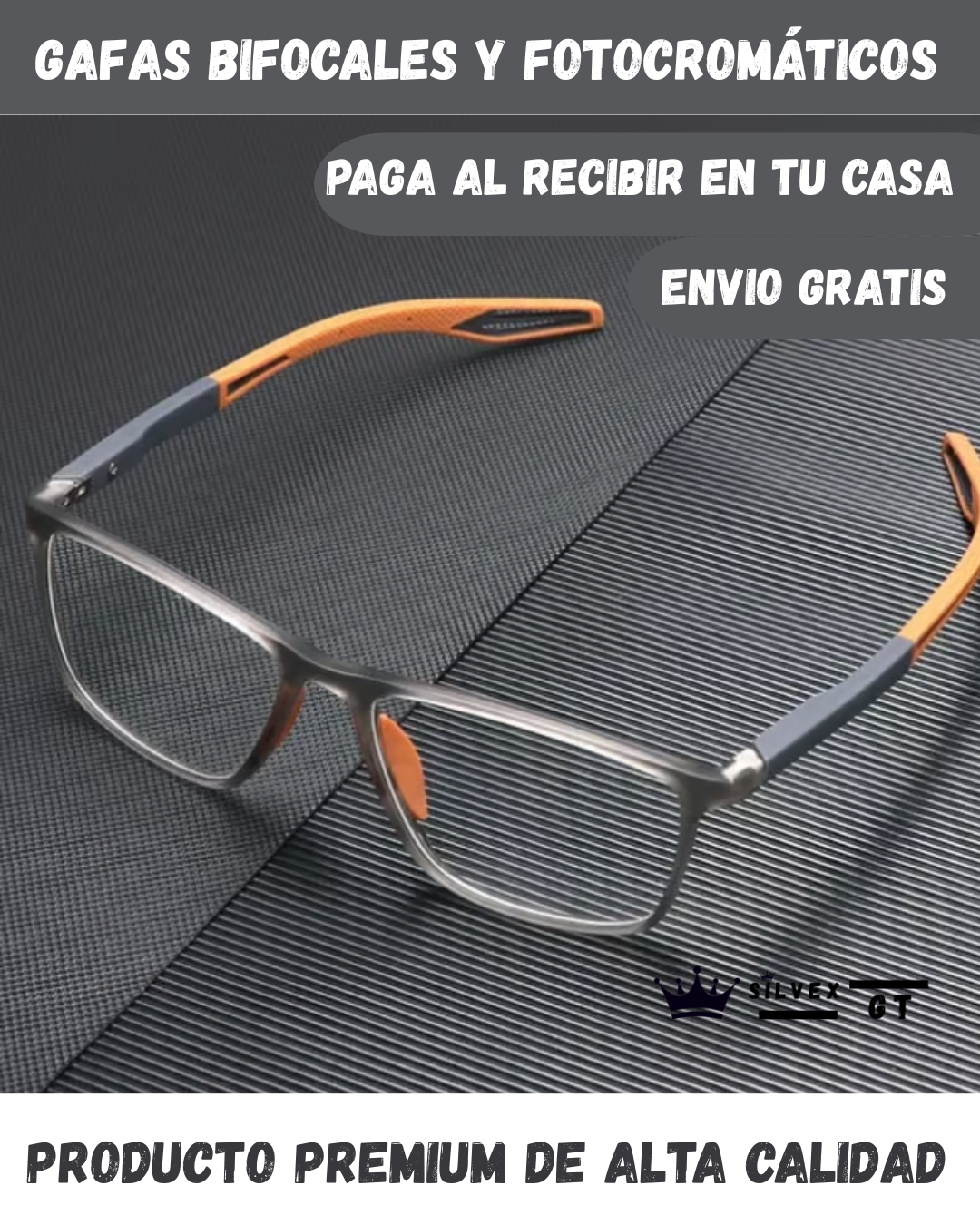 Gafas bifocales fotocromáticas inteligentes-Envío Gratis