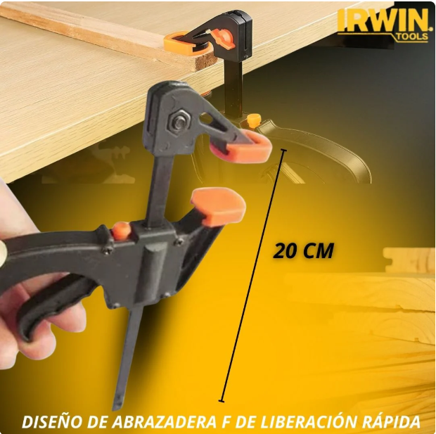 PRENSA AJUSTABLE DE BARRA PARA CARPINTERÍA | IRWIN®