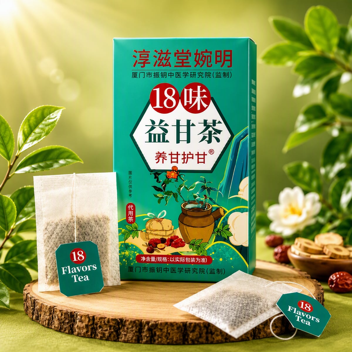 Té de hierbas chino para el cuidado del hígado "18 Flavors Liver Care Tea"
