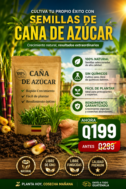 SEMILLAS DE CAÑA DE AZUCAR DULCE