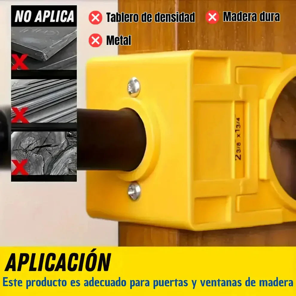 KIT PREMIUM PARA INSTALACION DE CERRADURA