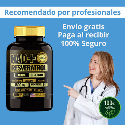 NAD + RESVERATROL 🍇🍷-TOP DE VENTAS+ENVIO GRATIS