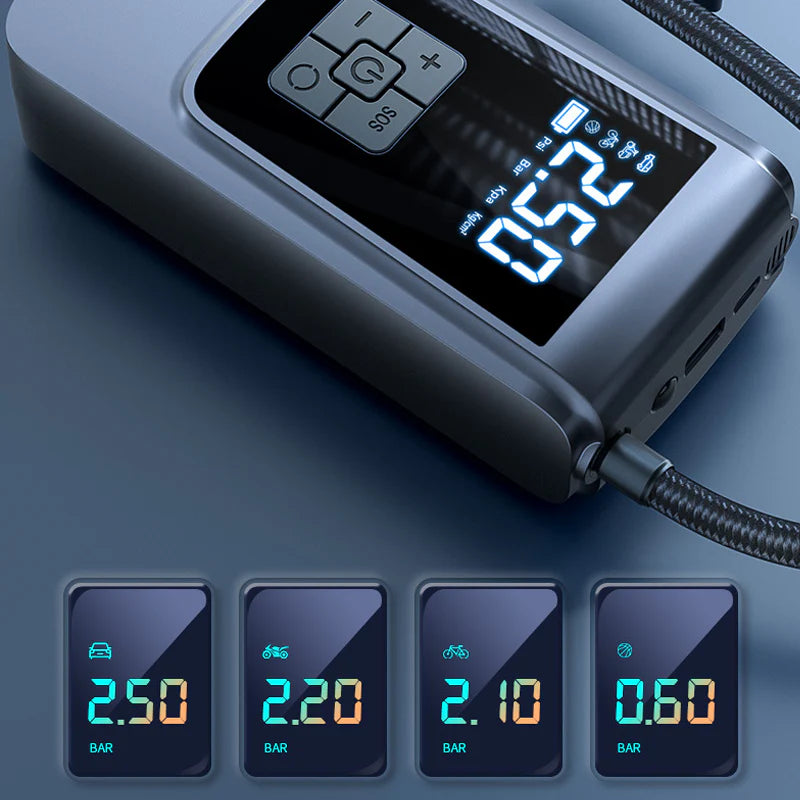 🔥Oferta por tiempo limitado🚗Compresor de aire digital portátil