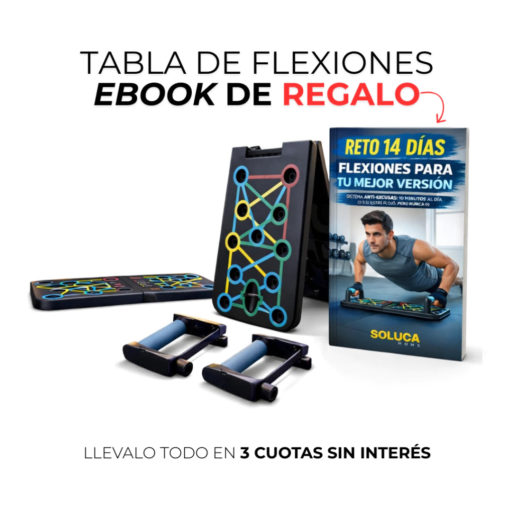 Tabla Flexiones: Reto 14 Días Empezá Hoy + eBook GRATIS